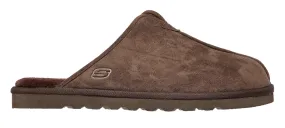 Skechers Mens Slippers - Chocolate