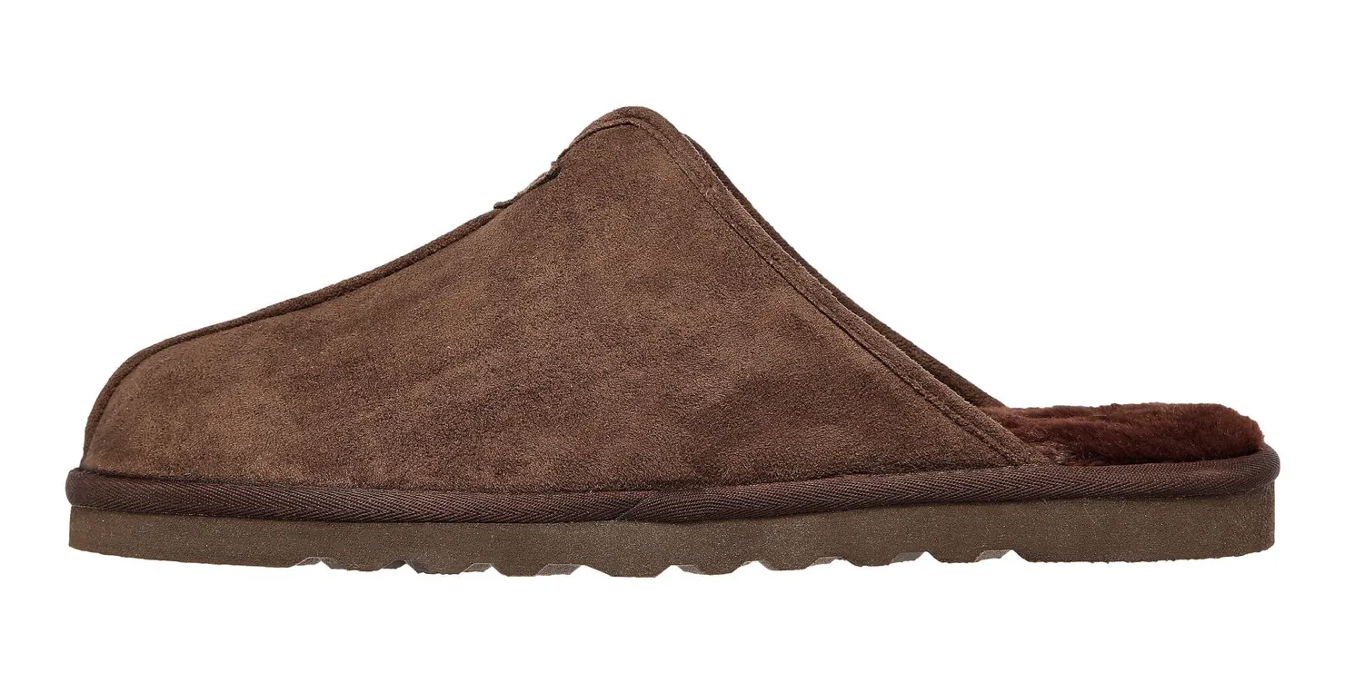 Skechers Mens Slippers - Chocolate