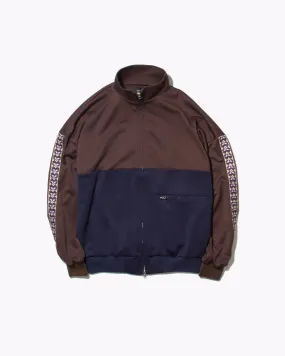 Track Jacket - Brown/Navy