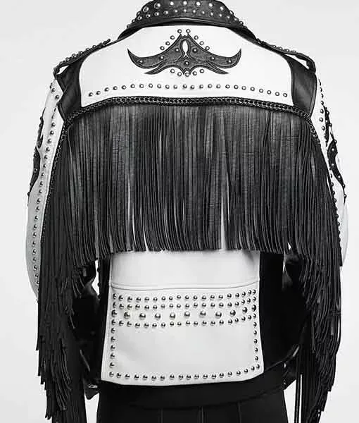 Tribal Rock Punk Gothic Rivet Motorcycle Jacket