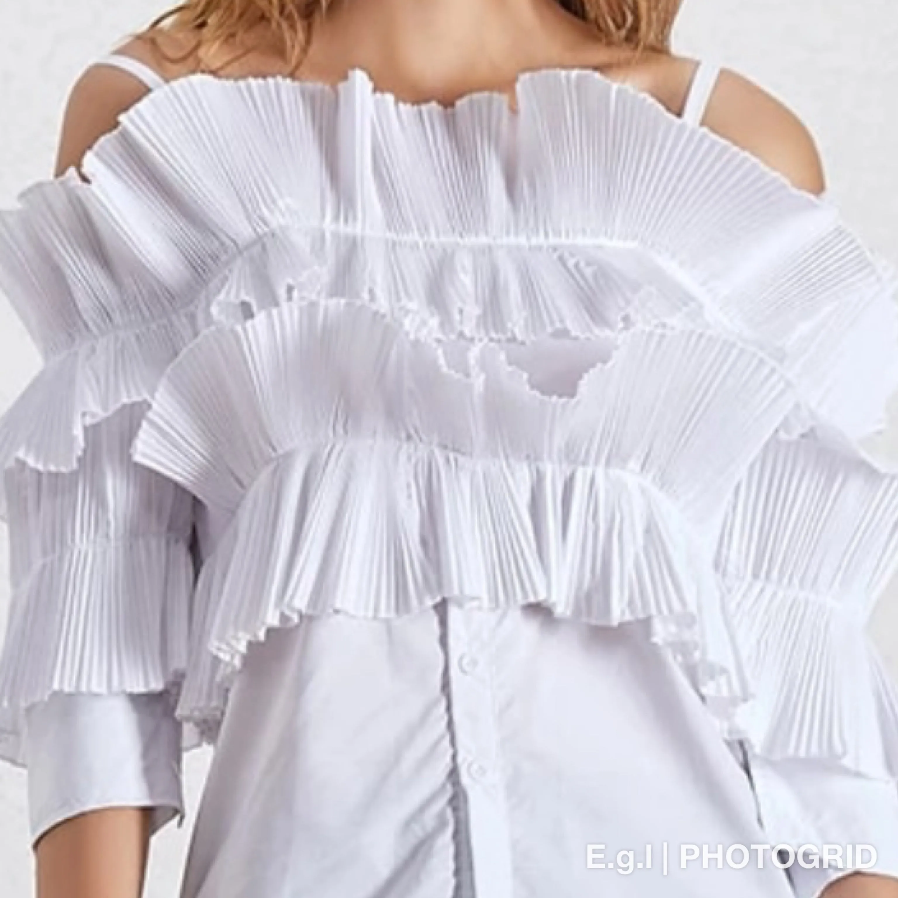 Wild Flower Ruffled Blouse