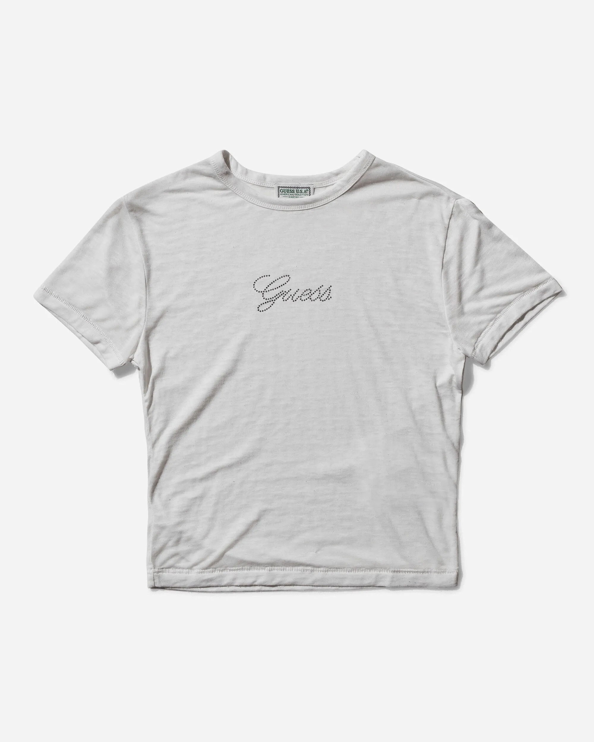 Women's Classic Logo Baby Tee Alabaster White